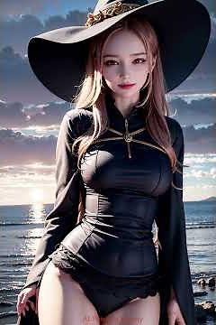 AI Art Lookbook - AI BEAUTY WITCH - AI GENERATED ART - AI BEAUTIES - AI SEXY