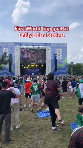 First World Cup goal at Philly’s FIFA Fan Festival!