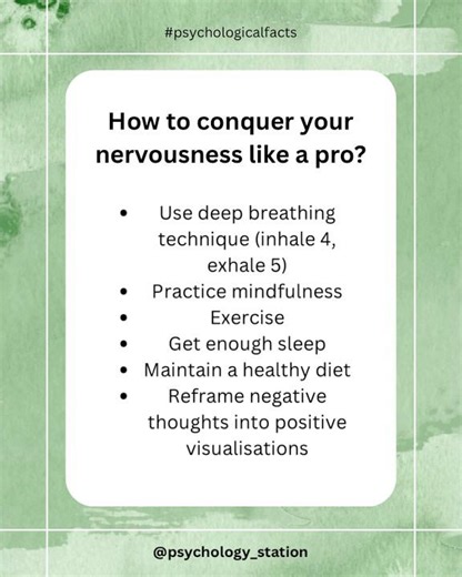 How to conquer your nervousness like a pro? #personalgrowth #psychology #shorts #youtube #viral