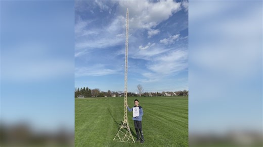 Guinness World Record: Tallest Toothpick Tower