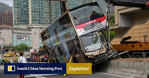 Explainer | Where’s the safest seat on a double decker? 5 questions from Hong Kong’s tilted bus accident