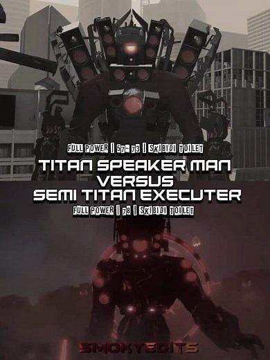 Titan speaker man vs executer #skibiditoilet