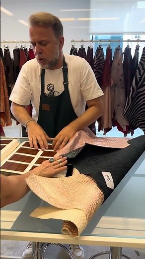 Inside embossed leathers