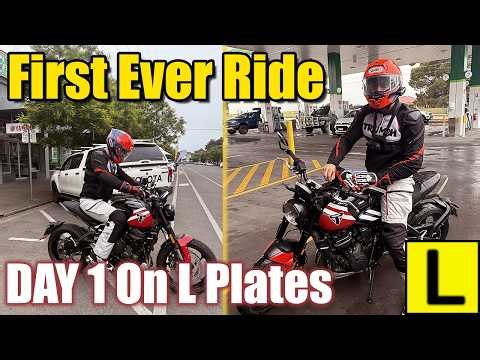 First Motorbike Ride as a Learner | Triumph Trident 660 LAMS | Adelaide Australia