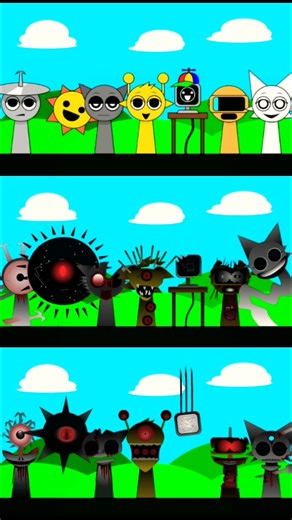 3 Phase Combos Like Phase 1 x 8 x 9 Incredibox Sprunki 🔥💯 #incredibox #sprunki #duomix #gaming #oc