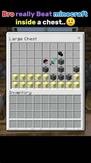 I Beat Minecraft Using Only Items From A Chest!