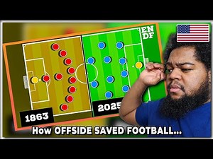 "Offside is so weird" - American Reacts to How The Offside Rule SAVED Football