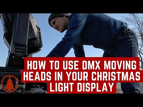 How to Use DMX Moving Heads in Your Christmas Light Display