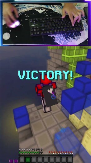 Crazy Combo 🔥 #minecraft #bedwars #pvp