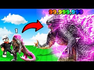 EVOLVING GODZILLA into MAX FORM in ROBLOX