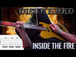 Disturbed – Inside the Fire POV Guitar Lesson/Cover | With Screen Tabs