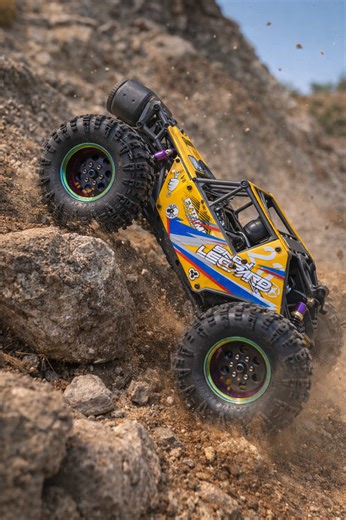 UDIRC UCX2405 PRO RTR 1/24 2.4G 4WD... hill climb test with 50° inclination, there are still many things to fix and next time I will try 55° #crawler #scaler #4x4offroad #wheels #injora @DJI Osmo @INJORA @RC Crawler