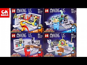 Unoffical LEGO AMONG US MG312 4 IN 1 UNOFFICAL LEGO SPEED BUILD