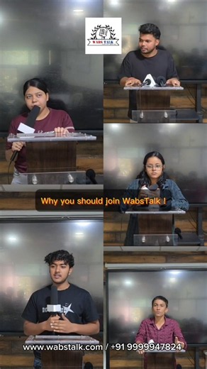 Why you should join WabsTalk to improve your English, public speaking and personality development!