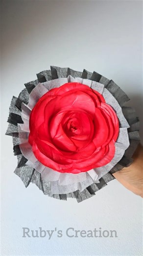 I Made a Beautiful Rose Bouquet Using Tissue Paper & Mask 😍♻️ #handmaderoses #youtubeshorts