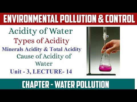 Acidity of Water | Acidity | Minerals Acidity & Total Acidity | Environmental Pollution and control