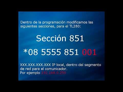 Configuración inicial del comunicador TL280