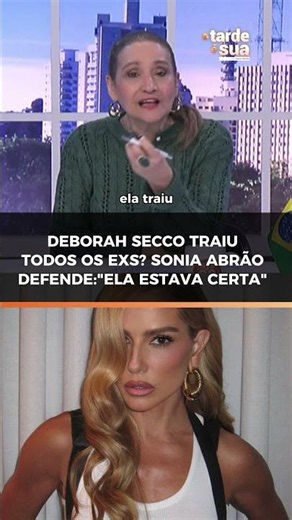 Sonia Abrão defends Deborah Secco following cheating rumors: "An eye for an eye"
