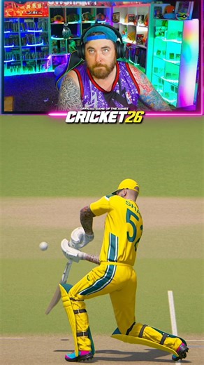 GW Sharpy on Instagram: "A Rare sharpy batting hightlight! Filmed in front of a live Twitch Audience! 🟣 #Cricket26 #Cricket #Australia #England #India Pakistan SouthAfrica TheAshes Wicket T20 Odi testmatch"