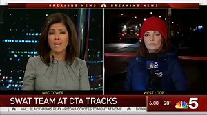 Live on NBC 5: Susan Carlson is on the scene as a SWAT team works to negotiate with a man on the CTA tracks. Read more: http://nbcchi.com/MyGTWOT | NBC Chicago