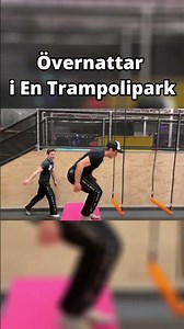 Övernattar HELT SJÄLVA På en Trampolinpark