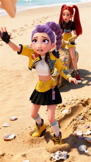 She mocked her… but ended up losing her mind with jealousy!#rumi #mira #cartoon #funny #hellokitty