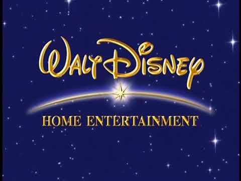 Walt Disney Home Entertainment Logo Blue & Black Background (Fullscreen)