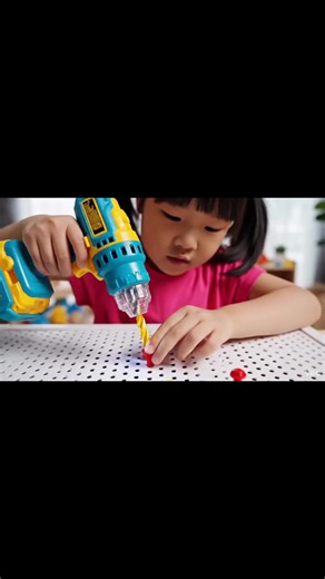 Galileo & Friends on Instagram: "Stop the mindless scrolling and start building! The Creative Electric Drill & Mosaic Set lets your little engineer build 2D and 3D designs safely. Watch their imagination come to life as they drill colorful bolts into the board. It’s satisfying, fun, and great for fine motor skills. ✨ Features: 🔧 Safe for Kids: Slow-spinning, battery-operated toy drill. 🎨 Endless Creativity: Hundreds of patterns to create. 🧠 STEM Skills: Teaches coordination and design. 🔥 Lim