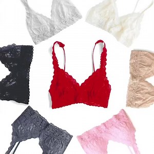 We are loving 殺 Hanky Panky Bralettes for Spring. Made with their signature ‘butter’ lace, bralettes are comfortable and versatile and we’re in the mood for a pop of colour underneath a classic white shirt or a neutral cardigan! | Inner Secrets Lingerie | Facebook