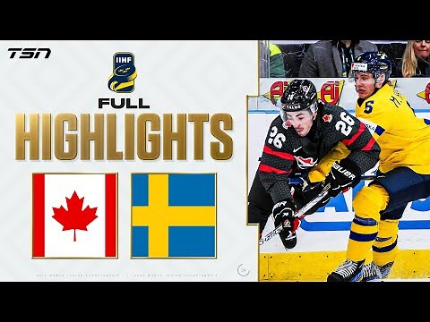 Canada vs. Sweden FULL HIGHLIGHTS -- 2024 World Junior Championship