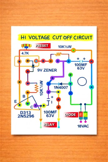 HI VOLTAGE CUT OFF CIRCUIT | Over Voltage Protection