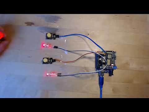 Arduino Spiel, wer schneller drückt, hat gewonnen