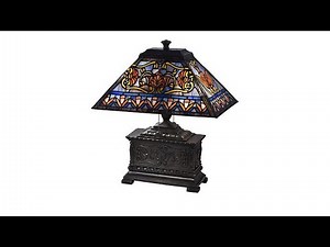 Dale Tiffany Treasure Chest TiffanyStyle Table Lamp