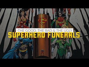 Marvel and DC Comics Superhero Funerals