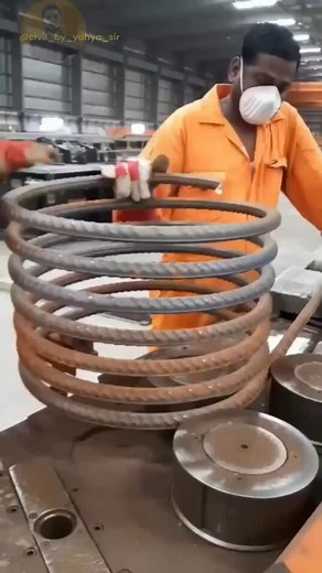 ✅ Helical Ring –Cutting Length & Use Case ■A helical ring is a spiral reinforcement bar used in circular columns, piers, and piles to improve strength and ductility. ■Method No.1 ■= No. Of Spirals X C.L. Of 1 Spiral Method No.2 ■= No. Of Spirals X C.L. Of 1 Spiral ■L =n√(C² P²) ■Method No.3 ■N π (D d) 8d 🛠 Use Cases: ■Used in circular or spiral columns to enhance confinement ■Provides seismic resistance by improving ductility 🌍 ■Prevents buckling of longitudinal reinforcement ■Common in bridge
