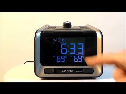 HDMX by Homedics HX-B320 Sleep Station Projection Clock Radio