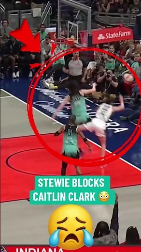 😱 Breanna Stewart's MONSTER Block on Caitlin Clark SHOCKED Everyone! 🤯 #BreannaStewart #CaitlinClark
