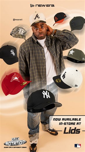 New day, new crown. 👑 The @Lids Daily Rotation collection is officially here. Exclusive @neweracap colorways designed to stay in your lineup. Don't sleep—pull up to your local Lids to grab yours. 🏃💨 | Lids