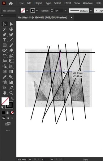 design letter m logo graphics chart #adobeillustrator #graphicdesign #creativedesign