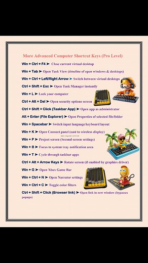 16K views · 66 reactions | More Importantly Shortcuts Key's Computer #computer #shortcut #KeyboardTips #windows #keyboard | NECI Computer Institute | Facebook