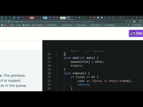 39 Queue Management Part 4 | C++ intermediate | Sololearn