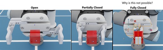 Help diagnosing why Prismatic Joints will not fully close on Robot IQ Hand E?