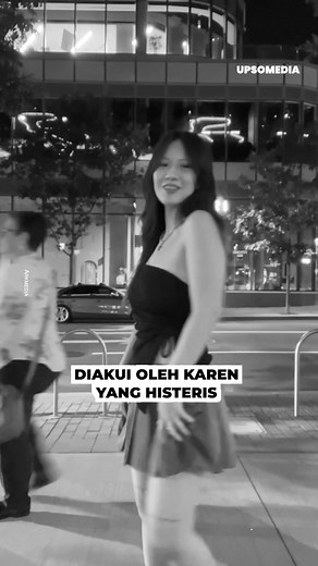 Sementara seorang gadis merekam penampilannya, seorang Karen menjadi gila melihatnya. | Positif