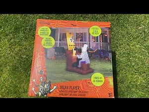 NEW Gemmy 2023 Airblown Halloween Inflatable Haunted Mansion Organ Player Unboxing & Review