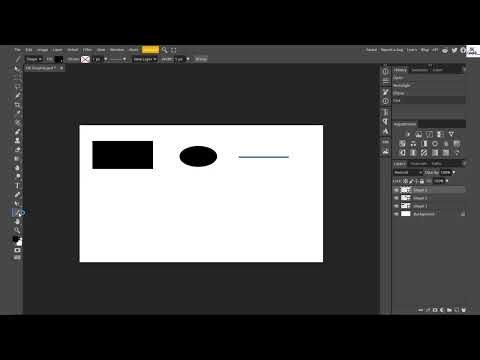 How To Create Shapes In Photopea