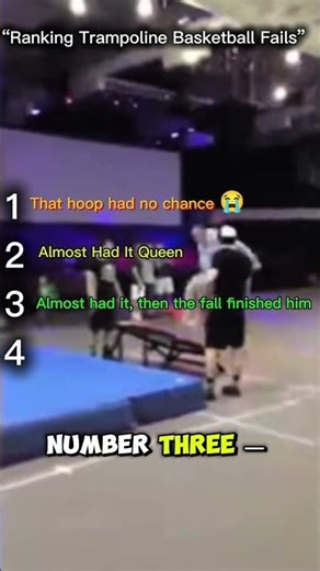 The Craziest Trampoline Dunks Turn Into DISASTERS 🏀💀 #fails