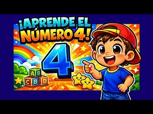 El número 4 👩🏻‍🏫4️⃣✅