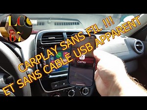 TUTO Installation d'un boitier Apple carplay (ou Android auto) dans la Dacia Spring sans fil !