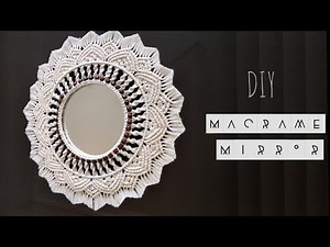 How to Make Macrame Mirror | Step by Step Tutorial