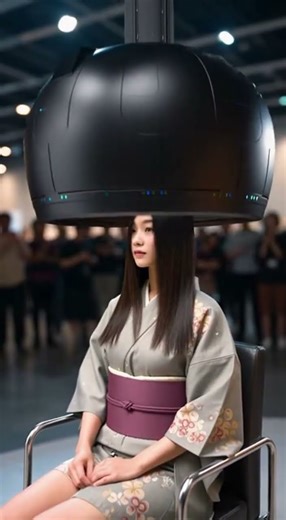 FUTURISTIC HAIR MACHINE Changes Hair Color in SECONDS! 😱✨ #shorts